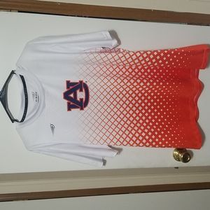 Auburn University Tigers T-Shirt Size Large 100% Polyester EIMOH